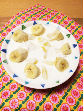 体が温まる朝食ヨーグルト