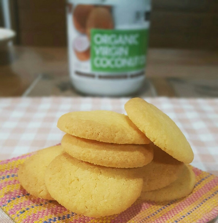 ココナッツオイルでさくさくクッキー☆の画像