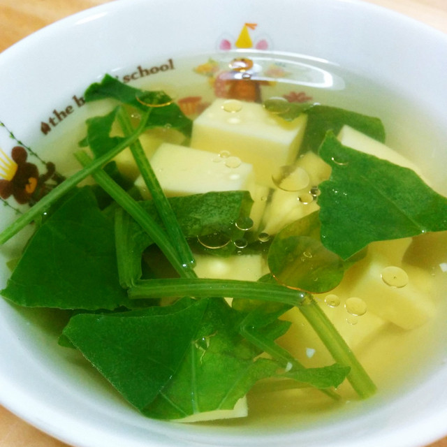 すぐできる 卵豆腐の中華スープ レシピ 作り方 By Michakio クックパッド