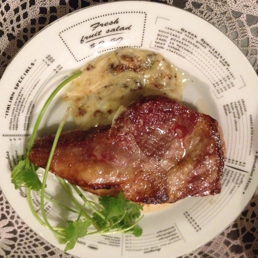 リブアイステーキ ブルーチーズ添え レシピ