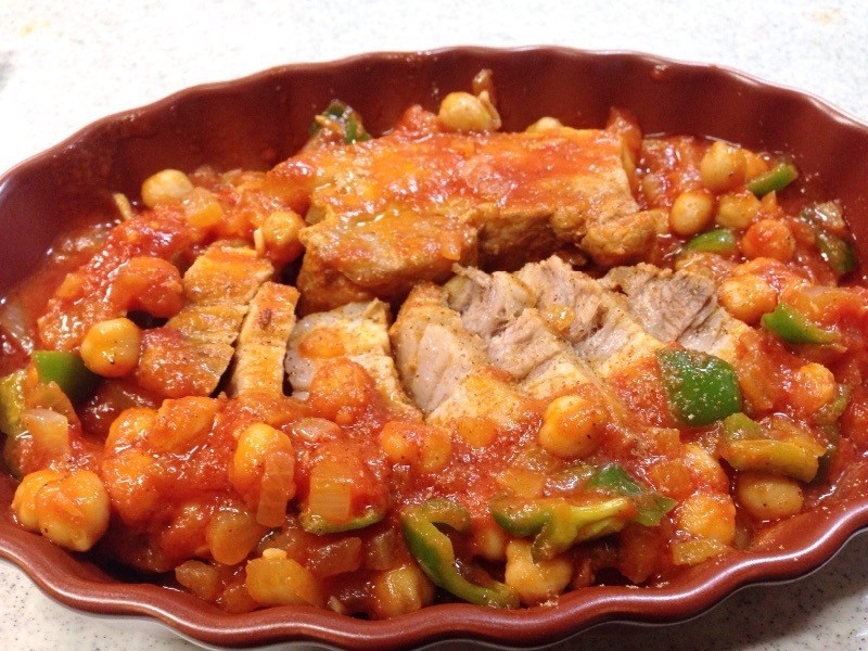プロ直伝美味しい豚バラとお豆のトマト煮 の画像