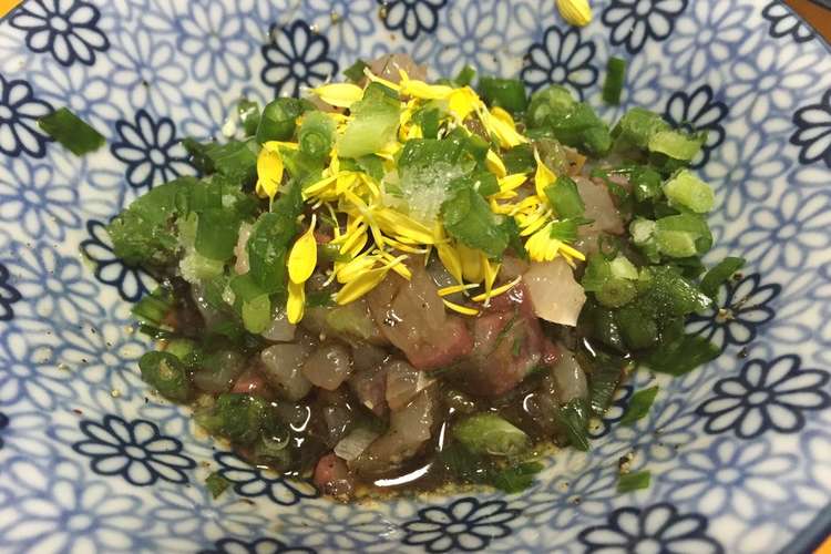 ツバスのイタリアン風なめろう レシピ 作り方 By 大酒呑童子 クックパッド 簡単おいしいみんなのレシピが361万品