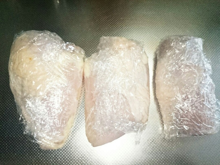 やわらか鶏胸肉！下処理～冷凍～調理までの画像