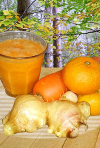 冷え性や風邪の予防に生姜のスムージー