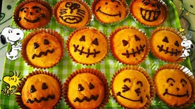 ハロウィンに!かぼちゃマフィン!