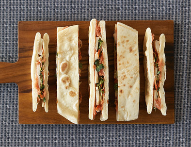 明太マヨのスティックナンサンドイッチの写真