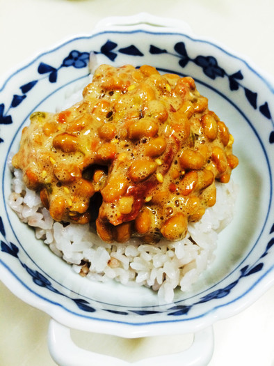 私の大好きな納豆の食べ方♡の写真