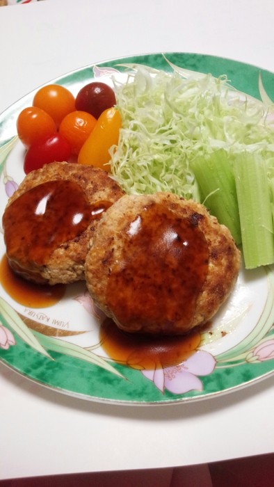 豆腐ハンバーグ☆あんかけソースの写真