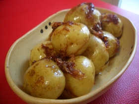 新じゃがの美味しい煮物