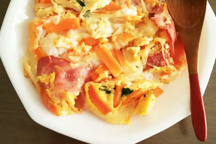 ニンジン玉ねぎの 卵とじ丼 レシピ 作り方 By 相馬みゆき クックパッド 簡単おいしいみんなのレシピが366万品