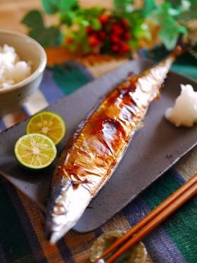 楽チン✩グリルでさんまの塩焼き☆コツあり