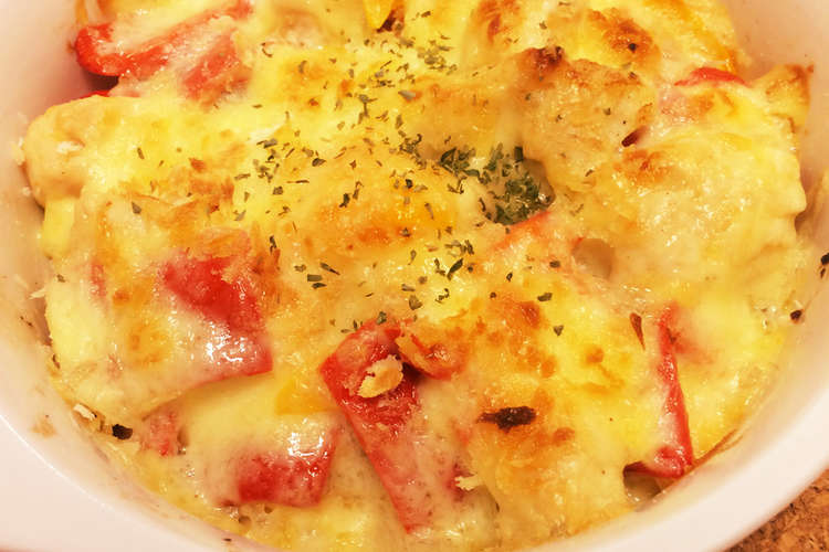 絶品 パプリカとササミのチーズ焼き レシピ 作り方 By Mktmama クックパッド 簡単おいしいみんなのレシピが360万品