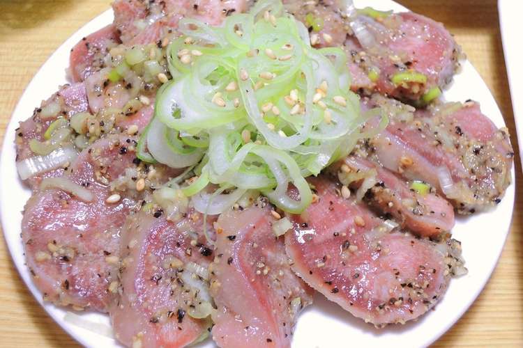 ビールのお供に 豚ネギタン塩 レシピ 作り方 By 青麺記 クックパッド 簡単おいしいみんなのレシピが376万品