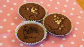 卵なし!簡単♪濃厚チョコカップケーキ☆
