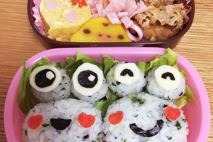 春の 遠足 キャラ 弁