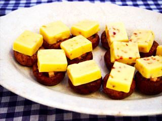 マッシュルームとチーズのオードブルの画像