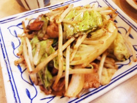 【簡単】定食屋さん風の野菜炒め♪