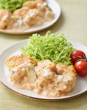 揚げずに簡単!円熟こうじみそのチキン南蛮