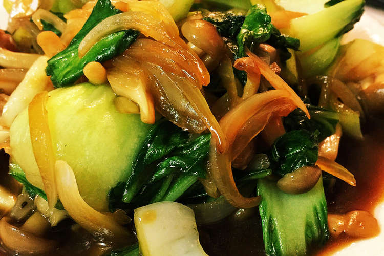 青梗菜としめじのオイスターソース炒め レシピ・作り方 By Tingbaobao 【クックパッド】 簡単おいしいみんなのレシピが362万品