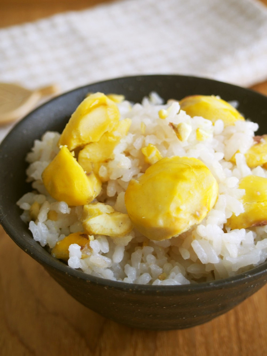 ほっくり甘い♪栗ご飯♪冷凍栗でも大丈夫♪の画像