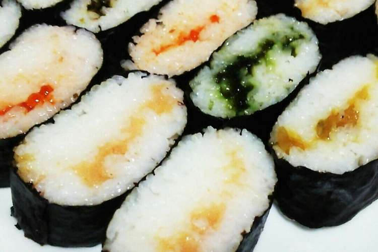小さいおにぎらずを3種類1回で作る方法 レシピ 作り方 By とりいと クックパッド 簡単おいしいみんなのレシピが359万品