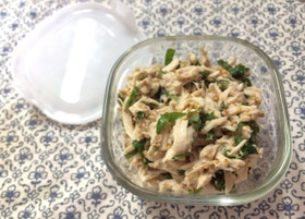 鶏ささみと大葉の梅肉和え〜my常備菜1〜