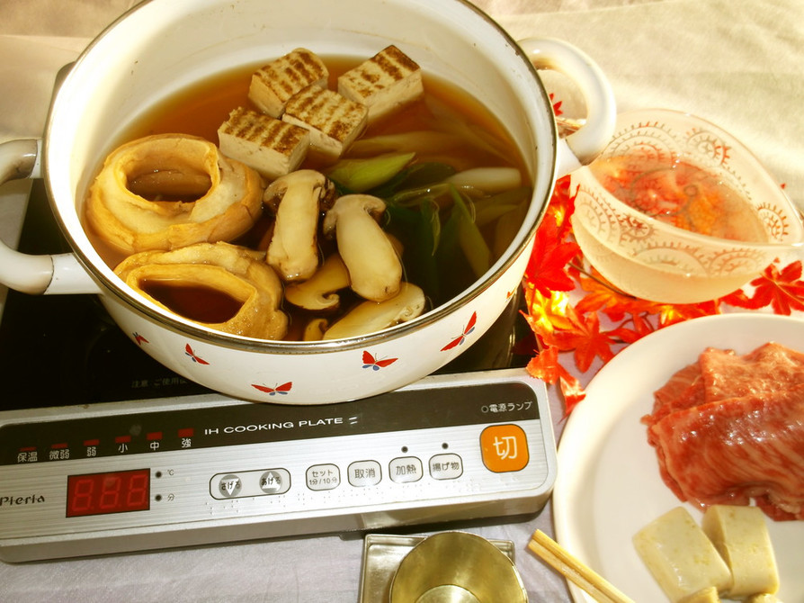 季節のすき焼き(松茸)の画像