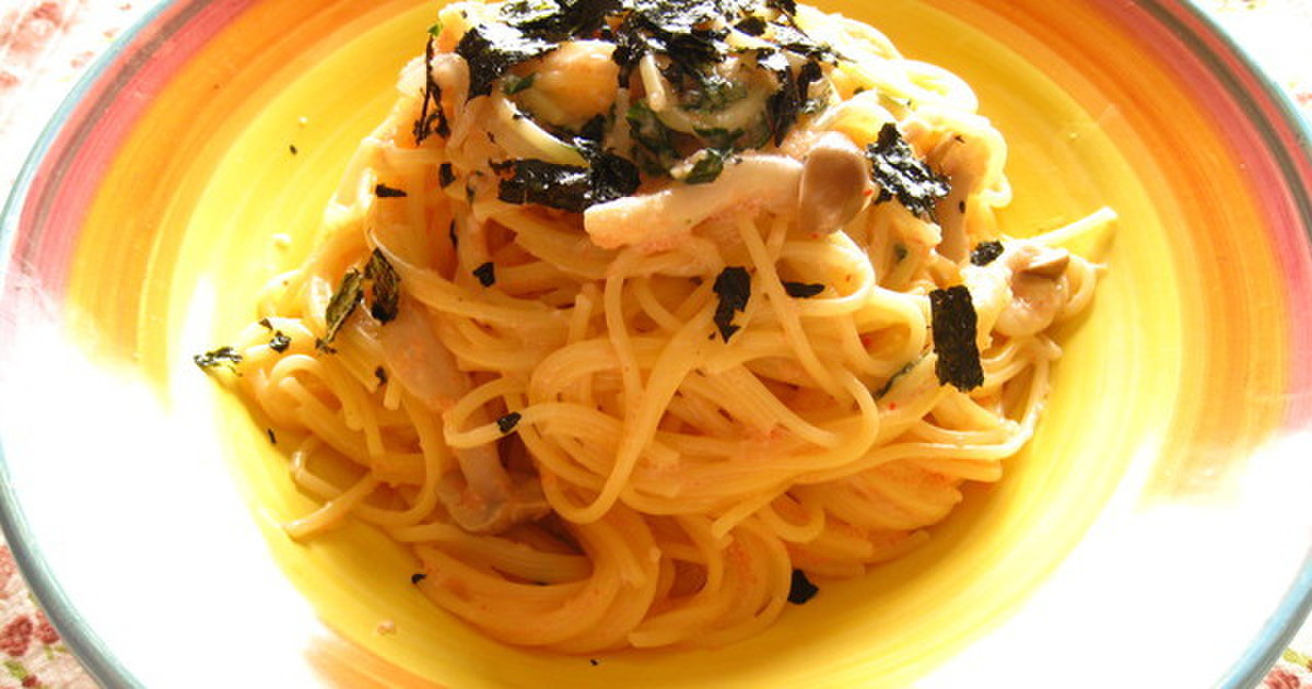 ある日の夜ごはん 鳥羽シェフの明太子パスタ So Much Life