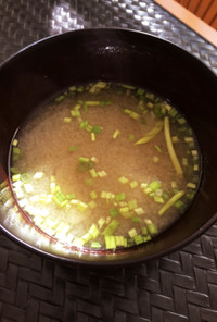 京都のおばんざい＊みょうがのお味噌汁