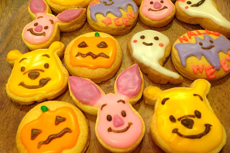 ハロウィン プーさんアイシングクッキー レシピ 作り方 By 178pinoco クックパッド