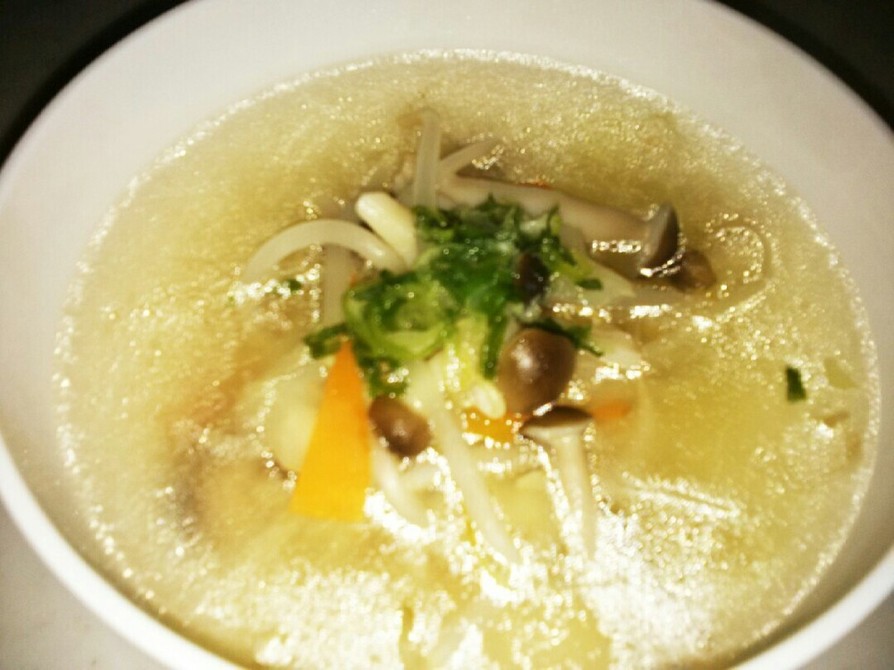 ウェイパーde キノコと野菜のスープの画像
