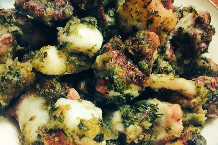 簡単3step タコの揚げ焼き 磯辺風 レシピ 作り方 By マークル クックパッド 簡単おいしいみんなのレシピが373万品