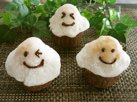 ハロウィンゴーストの カップケーキ☆