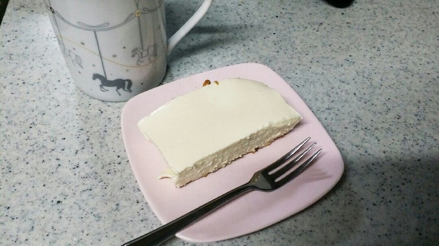 糖質制限の簡単美味しいレアチーズケーキ♪の画像