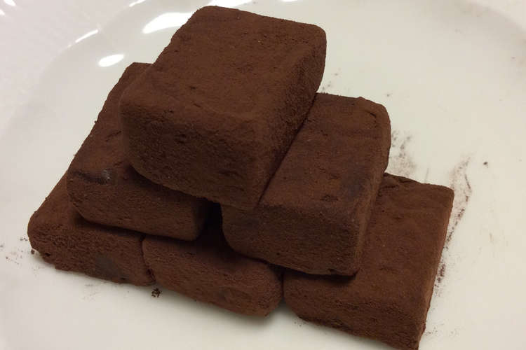 乳製品を使わない豆乳で作る生チョコレート レシピ 作り方 By 一階のクー子 クックパッド 簡単おいしいみんなのレシピが375万品