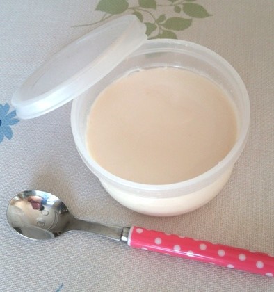 簡単衛生的手作りお手軽豆乳ヨーグルト  の写真