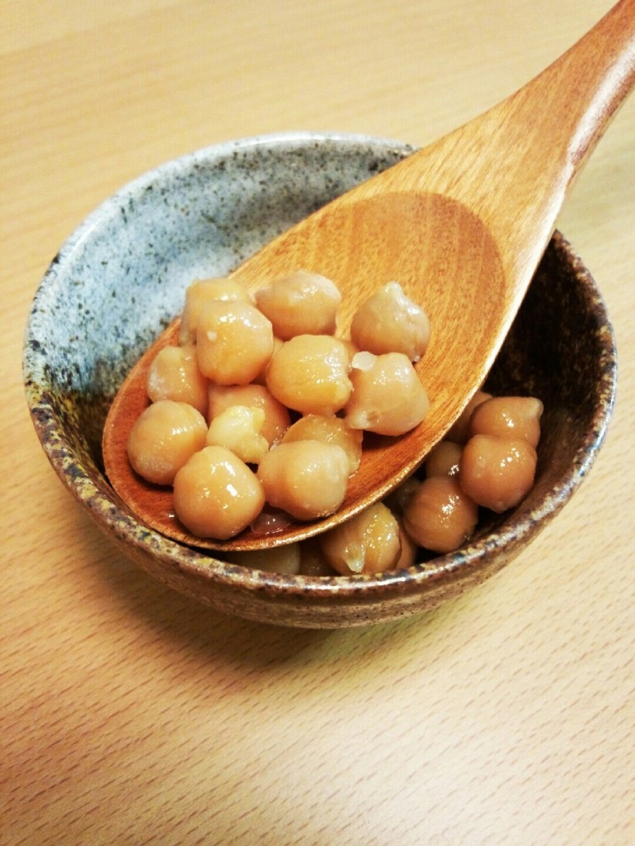 簡単！缶詰でひよこ豆の甘煮の画像
