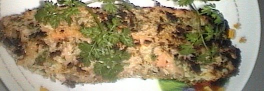 鮭の香草＆パン粉焼きの画像