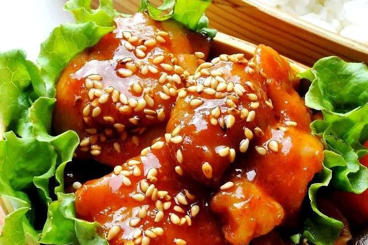 鶏のコチュジャン照り焼き 弁当お摘みにも レシピ 作り方 By どんぴんたん クックパッド 簡単おいしいみんなのレシピが371万品