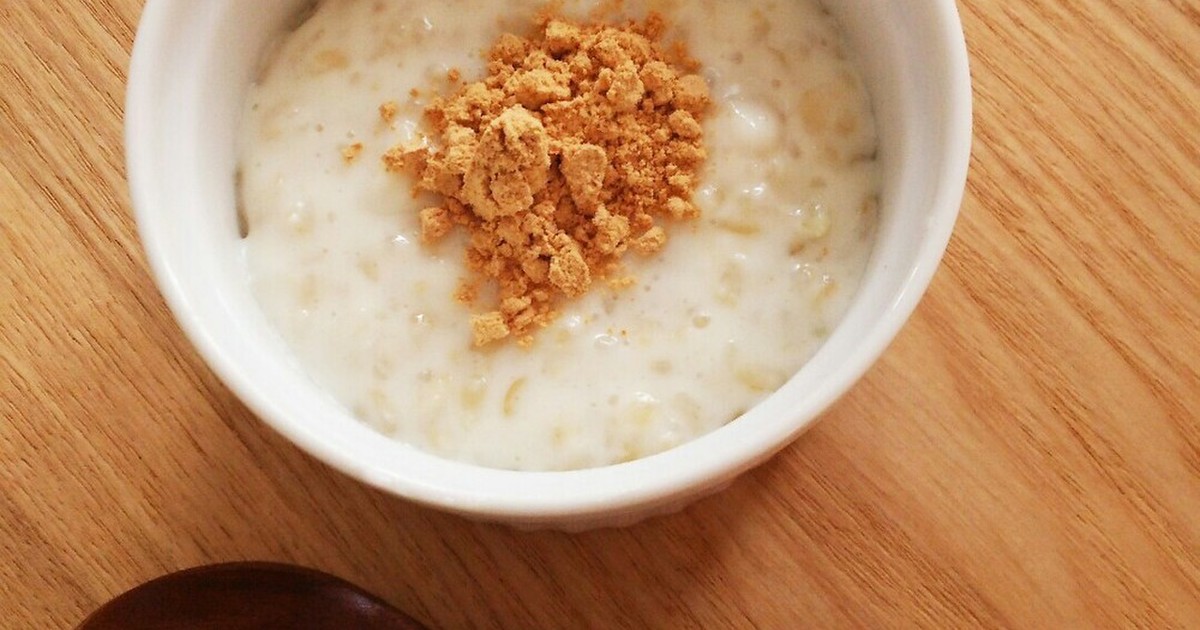 乳製品不使用のライスプディングのレシピ