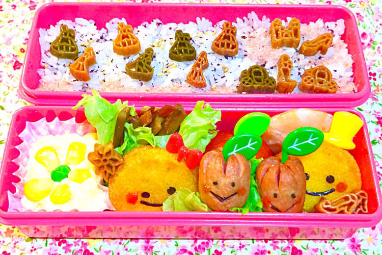 かんたんキャラ弁 レシピ 作り方 By Rinrin8 クックパッド 簡単おいしいみんなのレシピが352万品