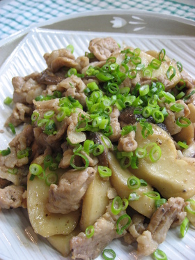 豚肉とエリンギの炒め物