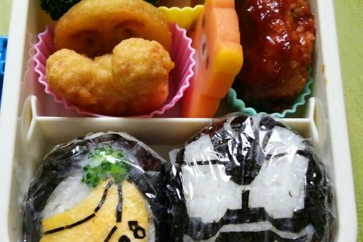 ガイムとドライブ 夢のコラボキャラ弁 レシピ 作り方 By ヒーコ クックパッド 簡単おいしいみんなのレシピが356万品