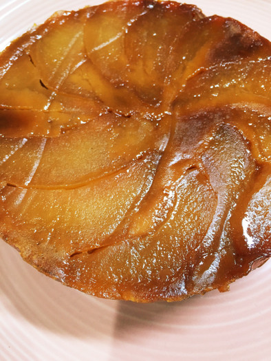 タルトタタン風りんごのケーキの写真