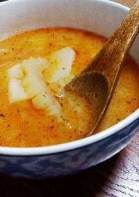 ハンガリー料理♪♪ポテトとセロリのスープ