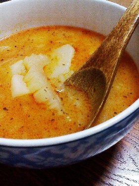 ハンガリー料理♪♪ポテトとセロリのスープの画像