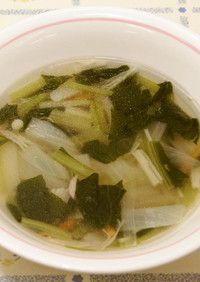給食☆小松菜のスープ