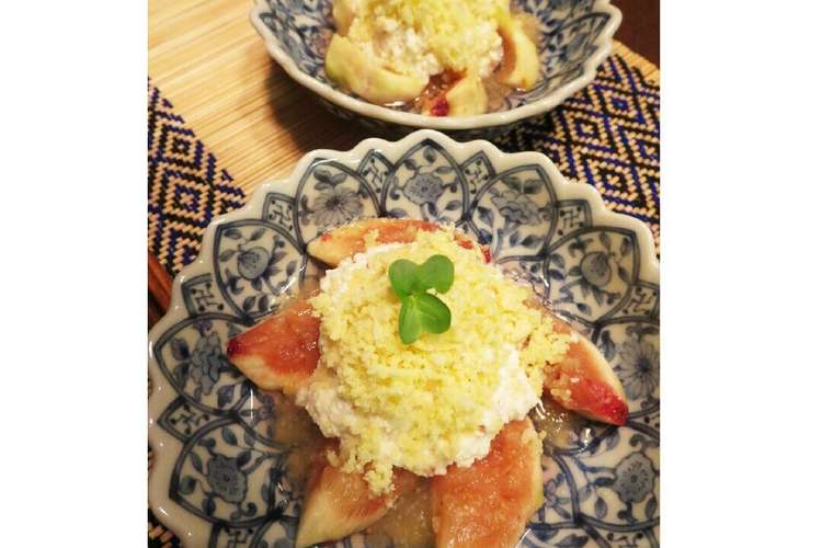 おつまみにも いちじくと豆腐の前菜 レシピ 作り方 By Fooma16 クックパッド 簡単おいしいみんなのレシピが357万品