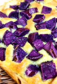 紫芋のタルト(食パンタルト)
