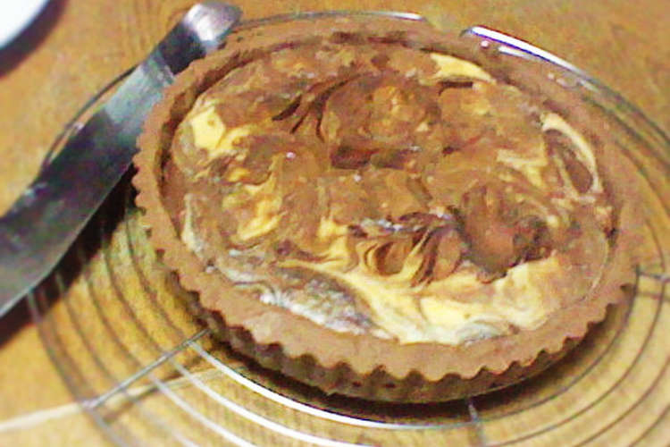 チョコマーブルのベイクドチーズケーキ レシピ 作り方 By あんず クックパッド